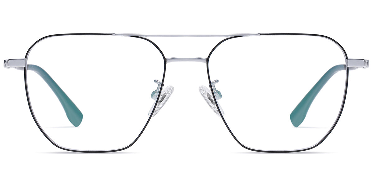 Aviator Reading Glasses - SILVER GREY Reading Glasses - lightweight TITANIUM reading glasses